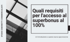 Quali requisiti per l'accesso al superbonus al 110%